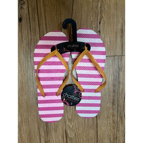 Chatties size M 7-8 flip flops NWT - Picture 1 of 2